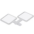 thumbnail image 4 of Makeup Mirror, Cosmetic Tool, 2Pcs Handheld Makeup Mirror,  For Makeup Bag White,Rose Red,Black, 4 of 8