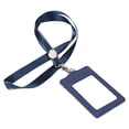 thumbnail image 1 of Porte-insigne avec Lanière Résistant à l'Usure Anti-Rayures Texture Fine Polyvalent Protège Portable Porte-Carte d'Identité Fournitures de Bureau, 1 of 11