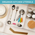 thumbnail image 2 of 8PCS Drawer Dividers Organizer Adjustable Cabinet Storage Clothes Organizer Drawers Separators Kitchen Drawer Organizer, 2 of 7