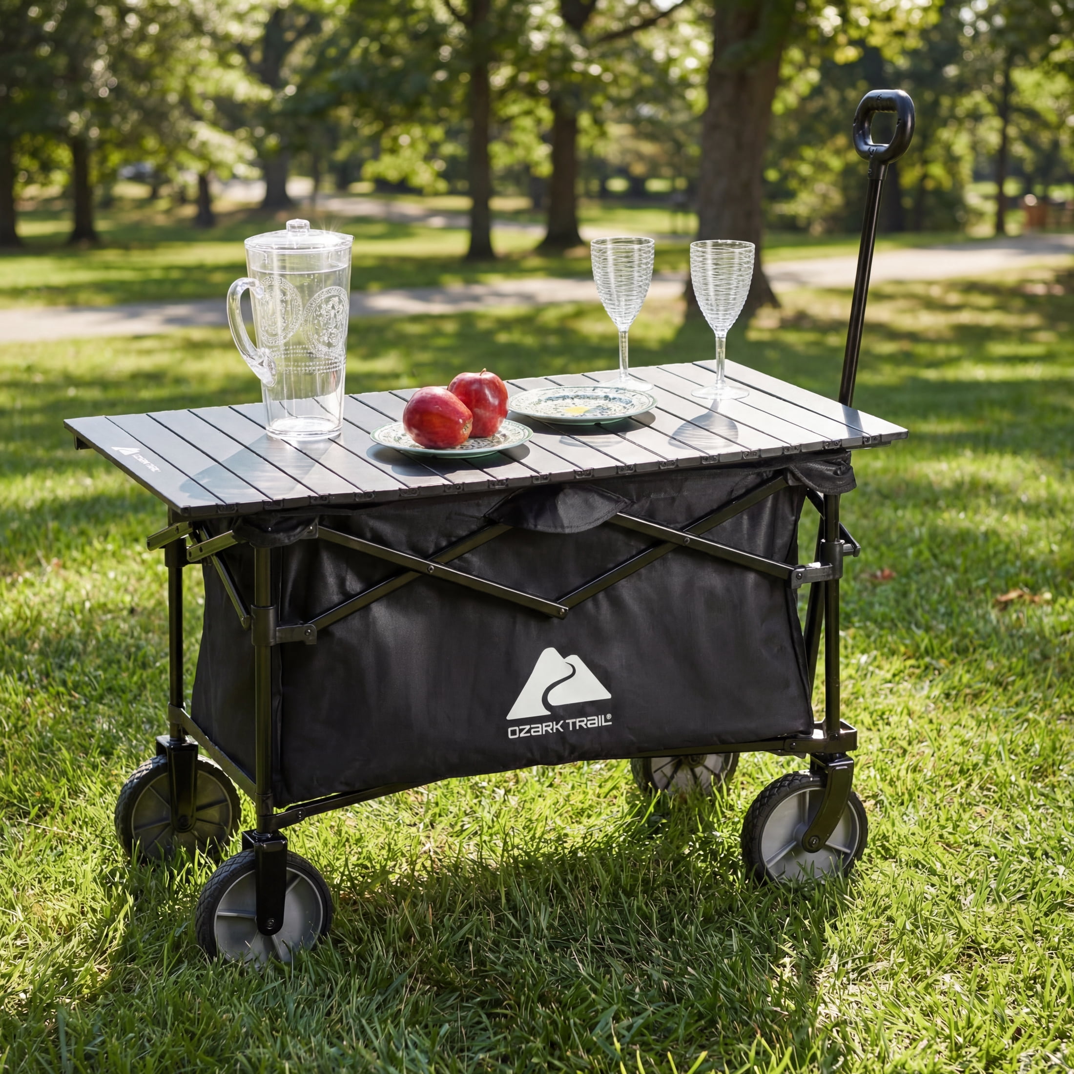 Plateau de table pliant Ozark Trail pour chariot