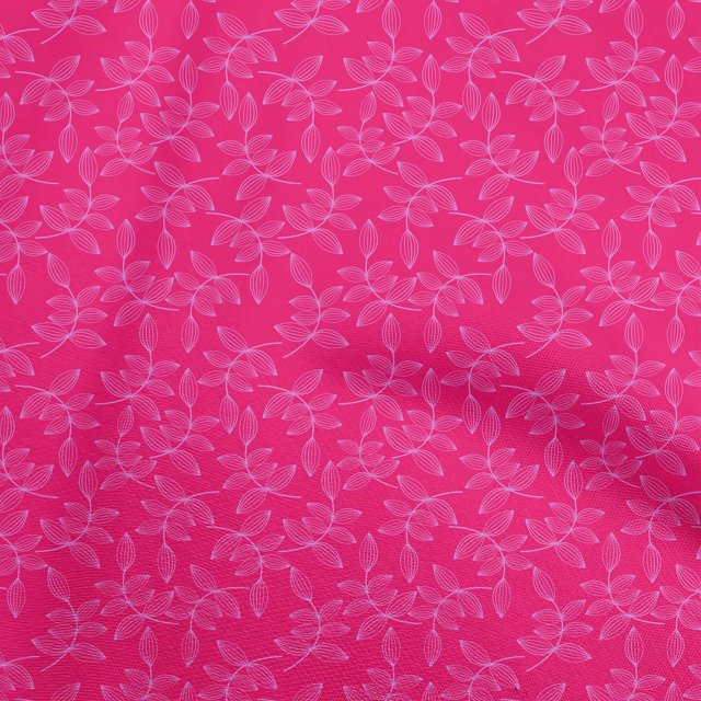 oneOone Viscose Chiffon Fuschia Pink Fabric Asian Block Craft Projects Decor Fabric Printed By The Yard 42 Inch Wide