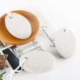 thumbnail image 4 of CHUANK Exfoliating Foot Grinding Stone Oval Natural Rubbing Stone Pumice Stone with Rope Household Foot Rubbing Stone, 4 of 9