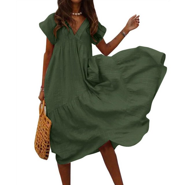 Robe Longue Maxi Décontractée Sans Manches pour Soirée Club