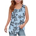 thumbnail image 1 of RXIRUCGD 2025 Vêtements d'Été pour Enfants Filles Décontracté Sans Manches Col Rond Imprimé, 1 of 5