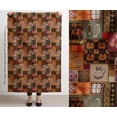 thumbnail image 3 of Soimoi 56 Inch Wide Polyester Canvas Fabric by 10 Yard - Patchwork Pattern - Brown - Water-Resistant Outdoor & Upholstery Material, 3 of 7