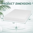 thumbnail image 2 of FDW Full 10 Inch Medium-Firm Memory Foam Mattress, CertiPUR-US Certified, White, 2 of 7