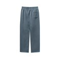 thumbnail image 3 of Styesk Men's Pants Men's Solid Color Casual Straight Leg Pants Full Length Pants, 3 of 3