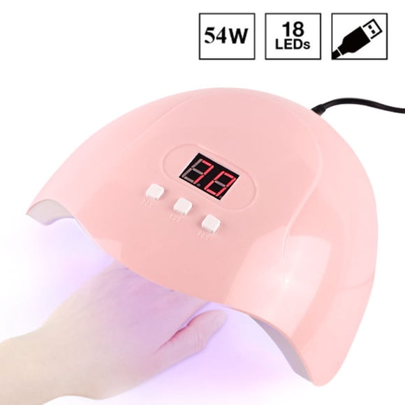 TopLLC Nail Lamp 54W Curing Lamps Light for Gel Polish LED Nail Dryer Nail Lamp