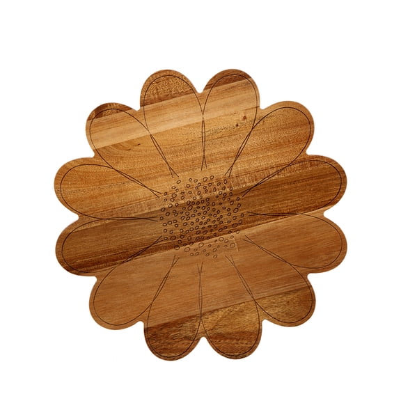 Hometrends Flower Wood Board