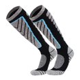 thumbnail image 1 of Graflsoa Unisex High-Performance Ski Socks - Quick-Dry, Thermal, Geometric Design for Men & Women - Cotton Blend, Hand Wash Only, One Size Fits All (39-44) - Assorted Colors, 1 of 6