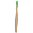 thumbnail image 1 of Brosse à Dents en Bambou Biodégradable Douce Écologique Poils en Nylon 6 Couleurs Brosses à Dents (Vert), 1 of 5