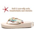 thumbnail image 3 of Cyiecw Sandales à Plateforme pour Femmes, Tongs Confort à Semelle Compensée Souple, Soutien de la Voûte Plantaire, Talon Haut, Tongs, 3 of 6