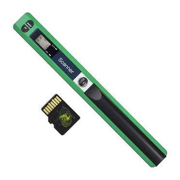 Numériseur Sans Fil Portable à Main avec Format A4, Format JPG/PDF 900 Dpi, Écran LCD, Pochette de Protection et Carte TF 8 Go pour Documents d'Affaires, Reçus, Livres et Images