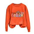 thumbnail image 2 of EGNMCR Easter Chemises Imprimées pour Femmes T-Shirts Graphiques pour Femmes Chemises pour Femmes Col Rond Easter Haut Imprimé à Manches Longues Chandails en Molleton T-Shirt pour Femmes, 2 of 5