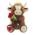 thumbnail image 4 of Large Cow Plush with Flower For Mother's Day, 4 of 6