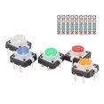 thumbnail image 4 of Bouton de Commutation Tactile, 50Pcs ABS LED Lampe Mini Bouton Poussoir Momentané pour l'Usine, 4 of 8