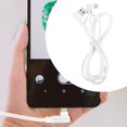 thumbnail image 1 of CNKOO Right Angled Micro USB Cable White Interface Charging Degree Data, 1 of 8
