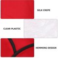 thumbnail image 3 of Miangastore Cape de Coupe de Cheveux Design Mode Rouge Crêpe de Soie pour Usage en Salon Lot de 1, 3 of 8
