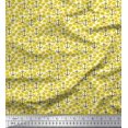 thumbnail image 1 of Soimoi Rayon Fabric Fish & Anchor Hook Nautical Print Fabric by the Yard 56 Inch Wide, 1 of 1