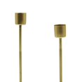 thumbnail image 2 of 2x Taper Candle Holder Candlestick Table single spider plant Centerpiece Dinner Ornament Golden, 2 of 9