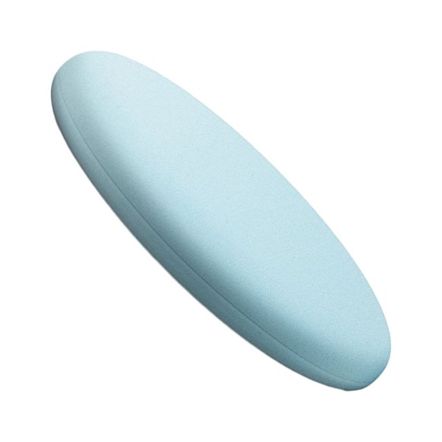 mmirethe Round Cushion Pads Wide Application Polyester And Memory Cotton Soft And Comfortable Skin Friendly light blue 40cm 1Set