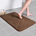 thumbnail image 3 of Yhmxh Rug,Carpet,Bath Mat,Door Mat Thickened Slow Antimissile Foam Fleece Absorbent Floor Mat Kitchen Mat Bathroom Non-slip Mat 50x80cm Carpet Rug, 3 of 6