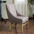 thumbnail image 3 of ​​Mid-Century Dining Chair - Handmade Nailhead Trim (Brown Gray)​​, 3 of 5