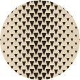 thumbnail image 1 of Ahgly Company Tapis d'Intérieur Lavables en Machine, Ronds, Transitionnels, Dorés à la Vanille, Ronds de 8 Pi, 1 of 7