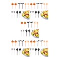 thumbnail image 2 of Wweixi 10x Durable Halloween Parti Décoration Élégant Apparence Commode de Stockage 5Set, 2 of 6