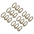 thumbnail image 1 of Unique Bargains 0.79' Dia. 3 Circle Detachable Metal Binder Rings Loose Leaf Rings, Bronze 6 Pack, 1 of 6