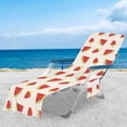 thumbnail image 1 of LSLJS Beach Chair Cover with Side Pockets, Microfiber Chaise Lounge Chair Towel Cover for Sun Lounger Pool Sunbathing Garden Beach Hotel, Easy To Carry Around, 1 of 6