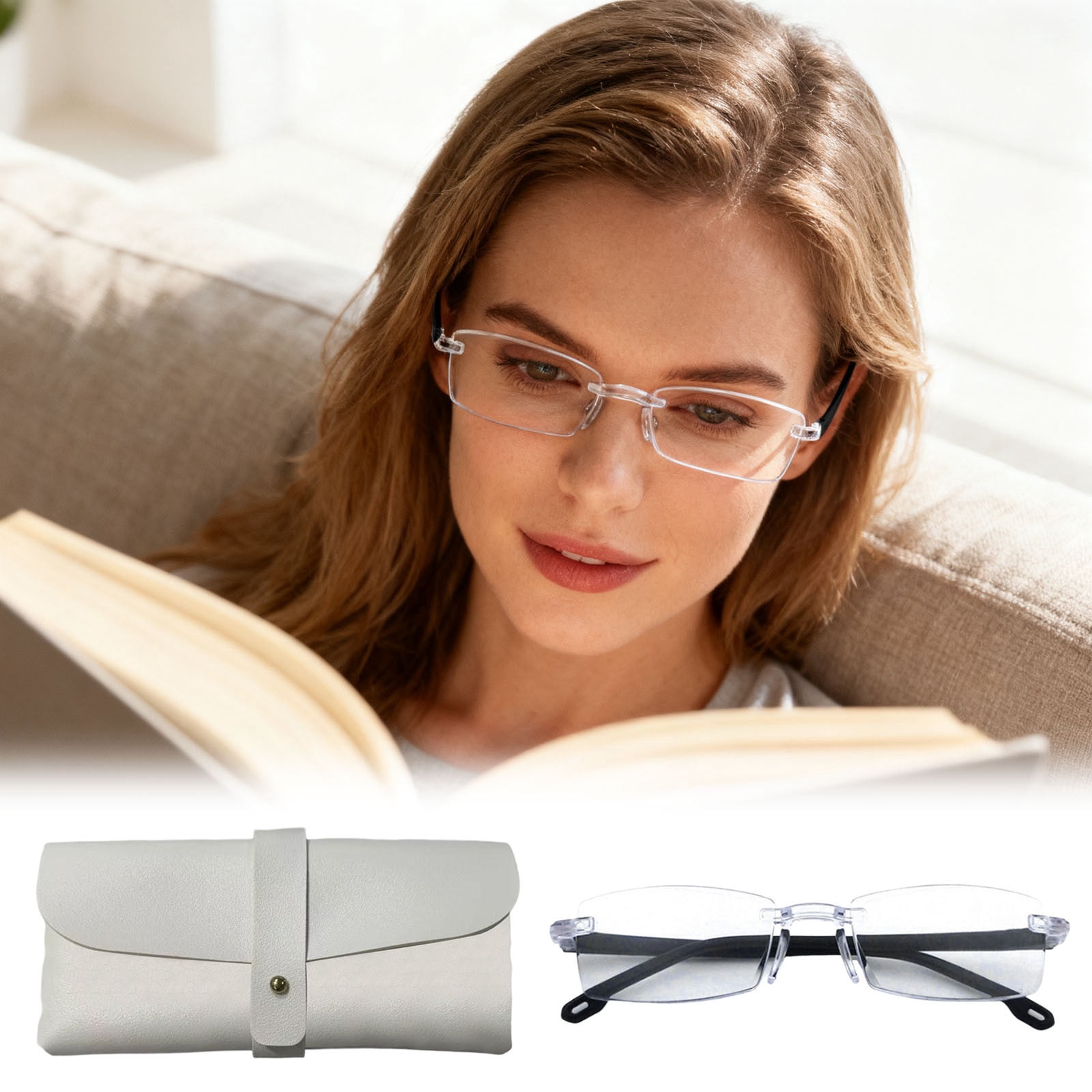 Smart Auto Focus Reading Glasses For Men And Women With Blue Light Filter Technology