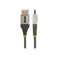 thumbnail image 2 of StarTech.com 3ft (1m) VESA Certified DisplayPort 1.4 Cable, 8K 60Hz HDR10, Ultra HD 4K 120Hz DP Video Cable, DisplayPort to DisplayPort Cable, DP Cord for Monitors/Displays, M/M - DP 1.4 Cable with Latches (DP14VMM1M) - DisplayPort cable - DisplayPort (M) to DisplayPort (M) - DisplayPort 1.4 - 3.3 ft - 4K120Hz (3840 x 2160) support, 8K60Hz (7680 x 4320) support, molded, passive - black, gray, 2 of 8