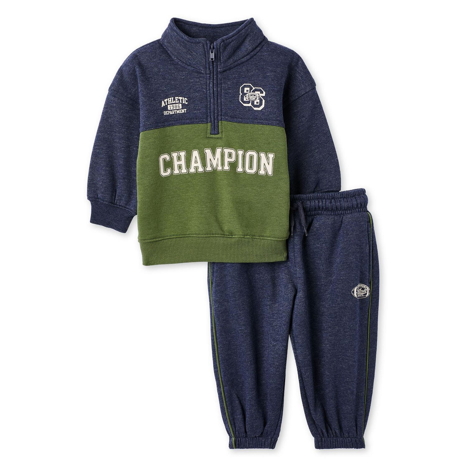 Ensemble 2 pièces avec coton ouaté George pour bébés garçons