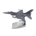 thumbnail image 2 of Siruishop Modèle de Jet de Combat F16C 1/100 en Alliage pour Centre de Table Armoire Vitrine, 2 of 8