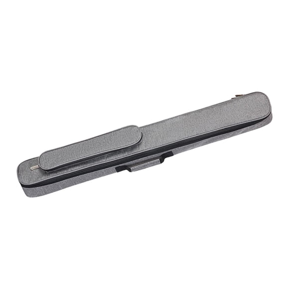 jinwen Étui pour 1/2 Queue de Piscine Pochette de Rangement Portable à Fermeture Éclair pour Adultes Entraînement d'Exercice Gris