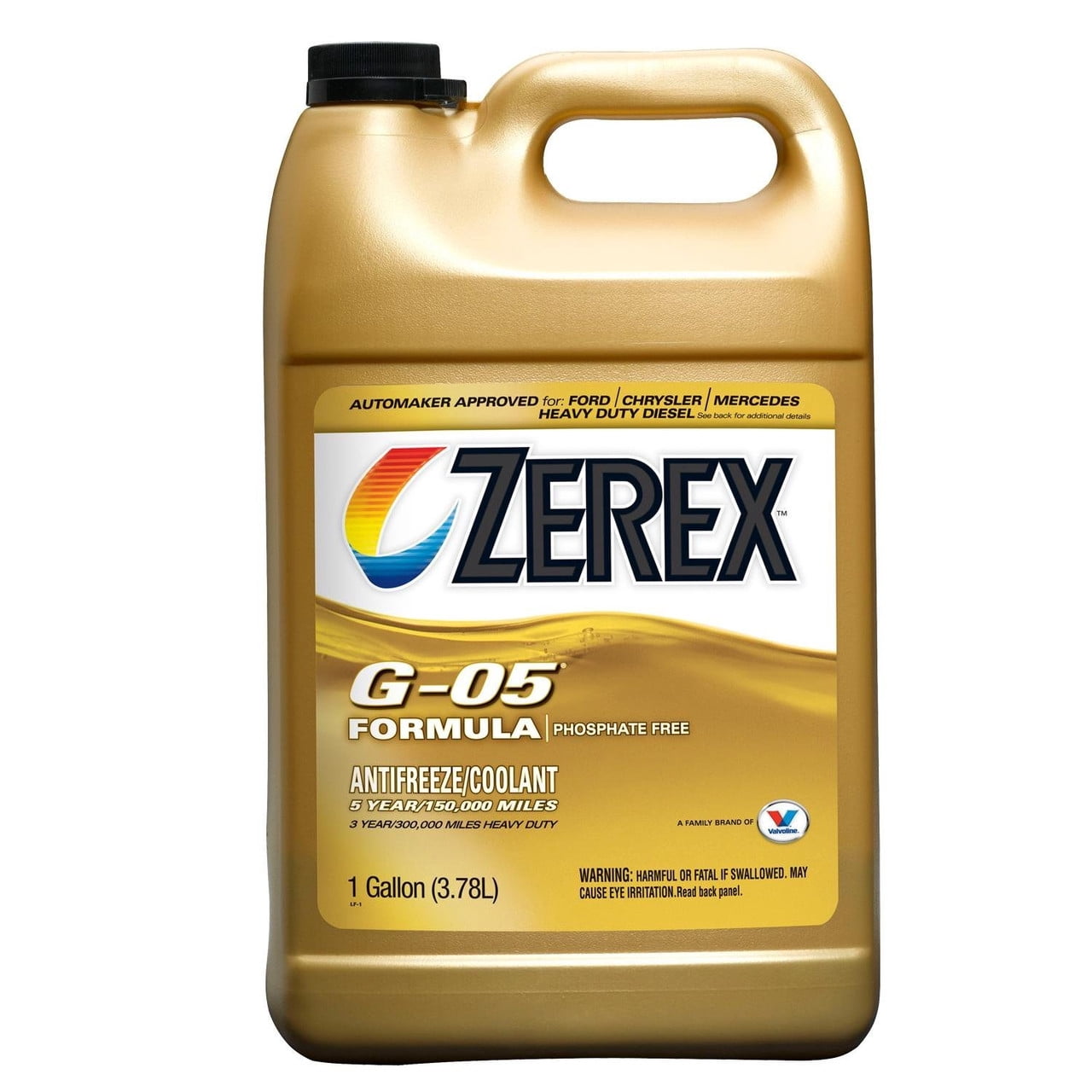 CRDP原液1g Zerex Engine Coolant ZXG051 G-05; Concentrate; Yellow; 1 Gallon