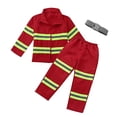 thumbnail image 3 of FAOWME Fireman Enfants Ensemble 3 Pcs Jouet Scolaire Accessoires Ensemble Campus Rouge 5-6 Ans, 3 of 6