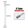 thumbnail image 1 of BTOER Tungsten Steel Rotary Burrs High Production Efficiency Tungsten Steel Carbide Engraving Metal Derusting Silver, 1 of 9