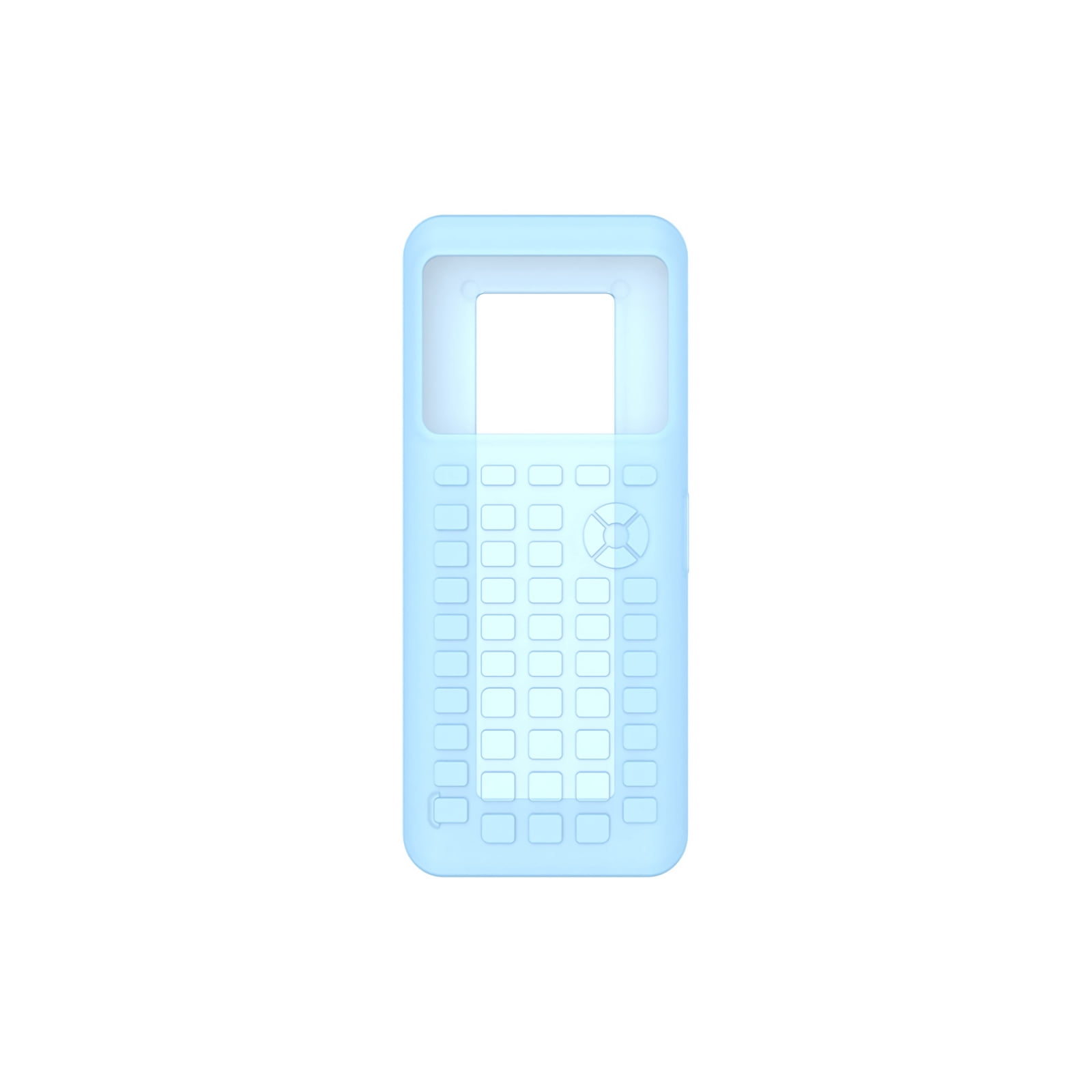 Étui Protecteur Antidérapant pour Calculatrice, Bleu, Résistant aux Chutes, Étui en Silicone pour Texas Instruments TI-84 Plus CE Calculatrice Graphique