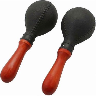 Marteau de Percussion Maracas, Hochets Marteau de Sable Instrument de Percussion avec Coques en Plastique Abs et Poignées en Bois pour Performances Live, concert, Enregistrement