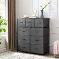 thumbnail image 1 of Mainstays 9 Drawer Fabric Dresser, Grey, 1 of 7