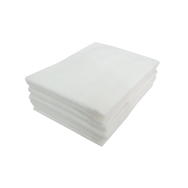 Mainstays Serviettes en Sac à Farine, Lot de 5, Serviettes de Cuisine Blanches 100 % Coton Mesurant 26 X 27 Pouces, Pliées en Pile, Tissu Doux, Absorbant et durable, Idéal pour le Chiffon à Vaisselle et les Tâches de Nettoyage dans les Linges de Cuisine, Convient Aussi au Nettoyage Ménager Général.