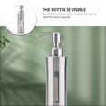 thumbnail image 2 of Soap Dispenser Stainless Steel Hand Soap Dispenser Bathroom Bottle (Silver), 2 of 6