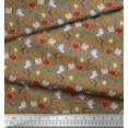 thumbnail image 3 of Soimoi Georgette Viscose Fabric Book,Magnifier & Telescope Education Theme Print Sewing Fabric Yard 42 Inch Wide, 3 of 3