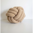thumbnail image 1 of Coussin Décoratif à Nœud (Bouclé Sable, 35 cm), 1 of 2