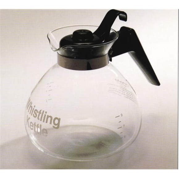 Medelco WK112 12 Cup Glass Stovetop Whistling Kettle