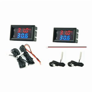 Digital Thermometer Voltage Meter 50℃-120℃ 4-28V Temperature Meter Sensor Test