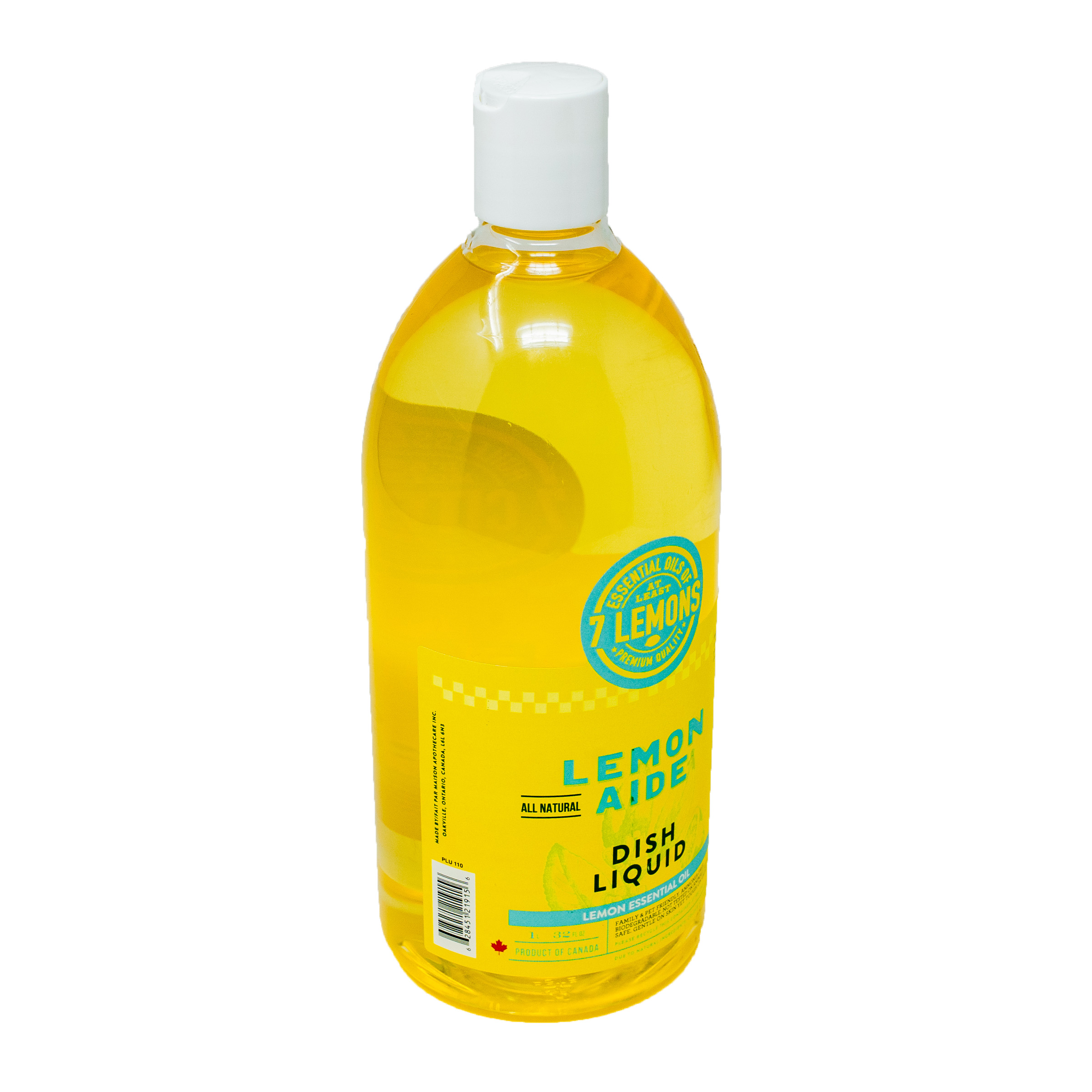Lemon Aide Savon à vaisselle, Citron, 1L