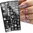 thumbnail image 4 of Plaques de Estampage pour Ongles Design Visage Humain Multiples Images Art de Manucure Solide Plaque d'Impression en Acier Inoxydable pour Fille, 4 of 8